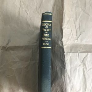 PRINCIPLES AND PRACTICES OF RADIO SERVICING BOOK